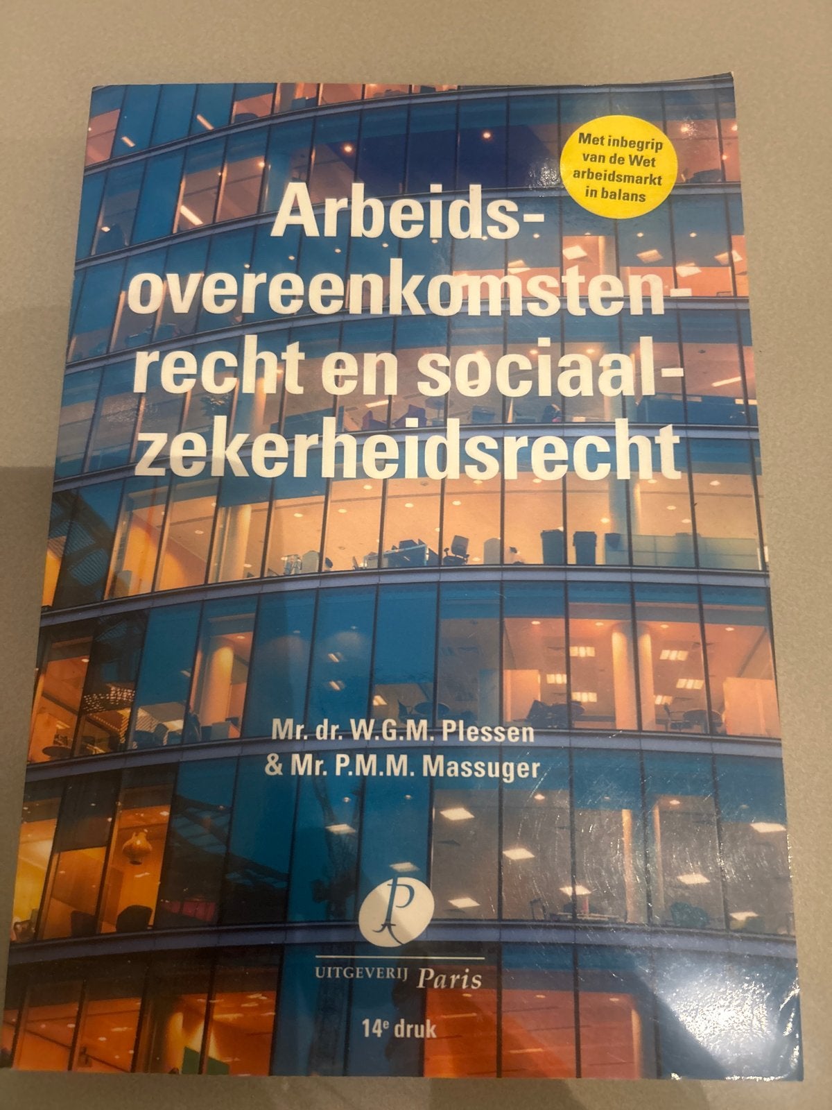 Arbeidsovereenkomstenrecht en sociaalzekerheidsrecht, Ophalen of Verzenden, Gamma, Zo goed als nieuw, HBO