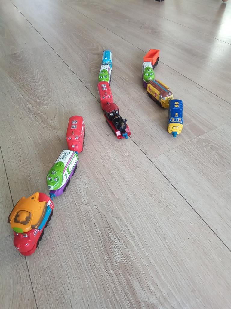 Chuggington treintjes, 11 stuks van metaal, Ophalen of Verzenden