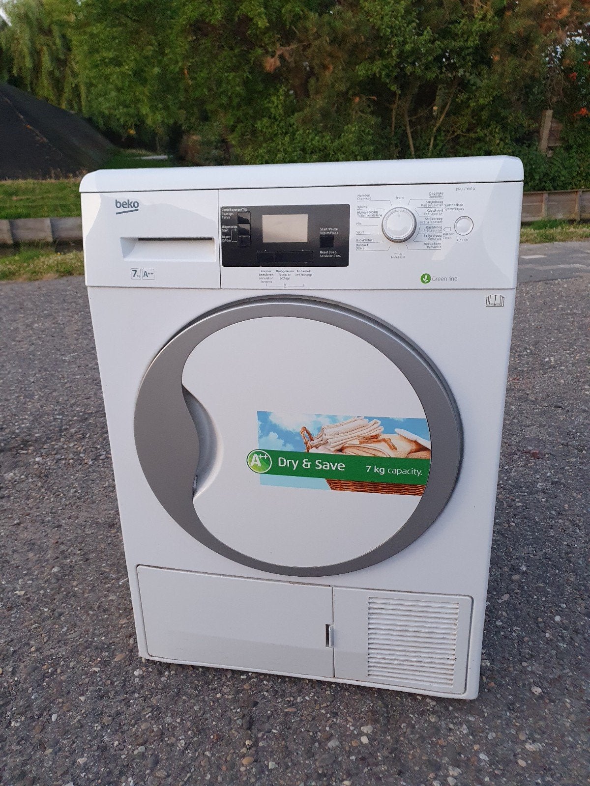 Beko warmtepomp condens droger wasdroger Bezorging mogelijk, Witgoed en Apparatuur, 6 tot 8 kg, Ophalen of Verzenden, Voorlader
