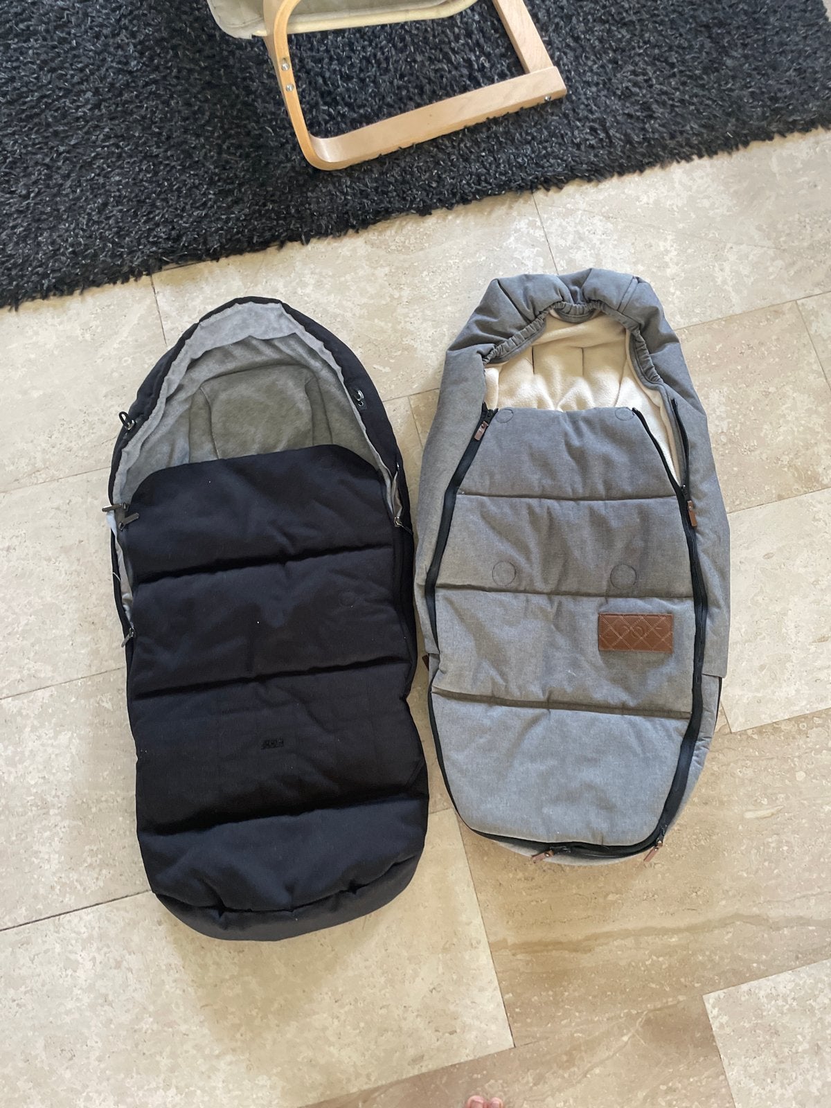 Joolz Geo 2 winter voetenzak (zwart en grijs ), Kinderen en Baby's, Ophalen of Verzenden, Gebruikt, Overige merken