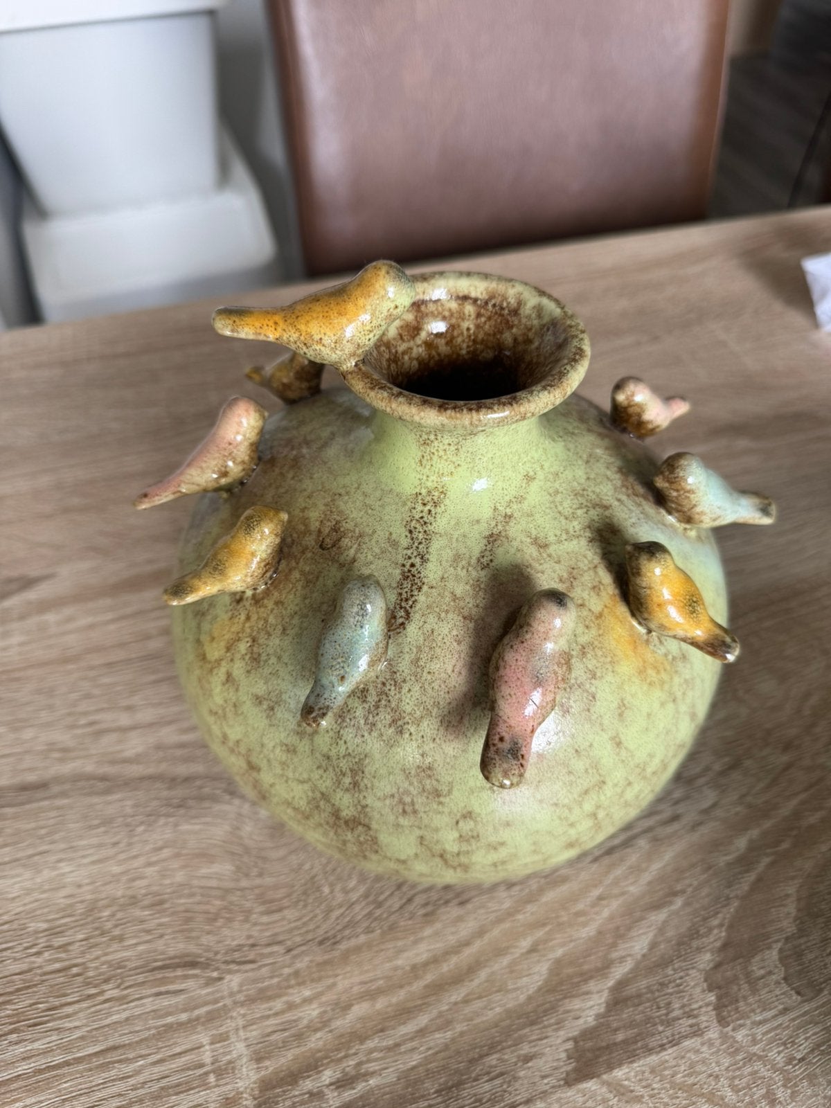 Vaas met vogels, Ophalen, Zo goed als nieuw