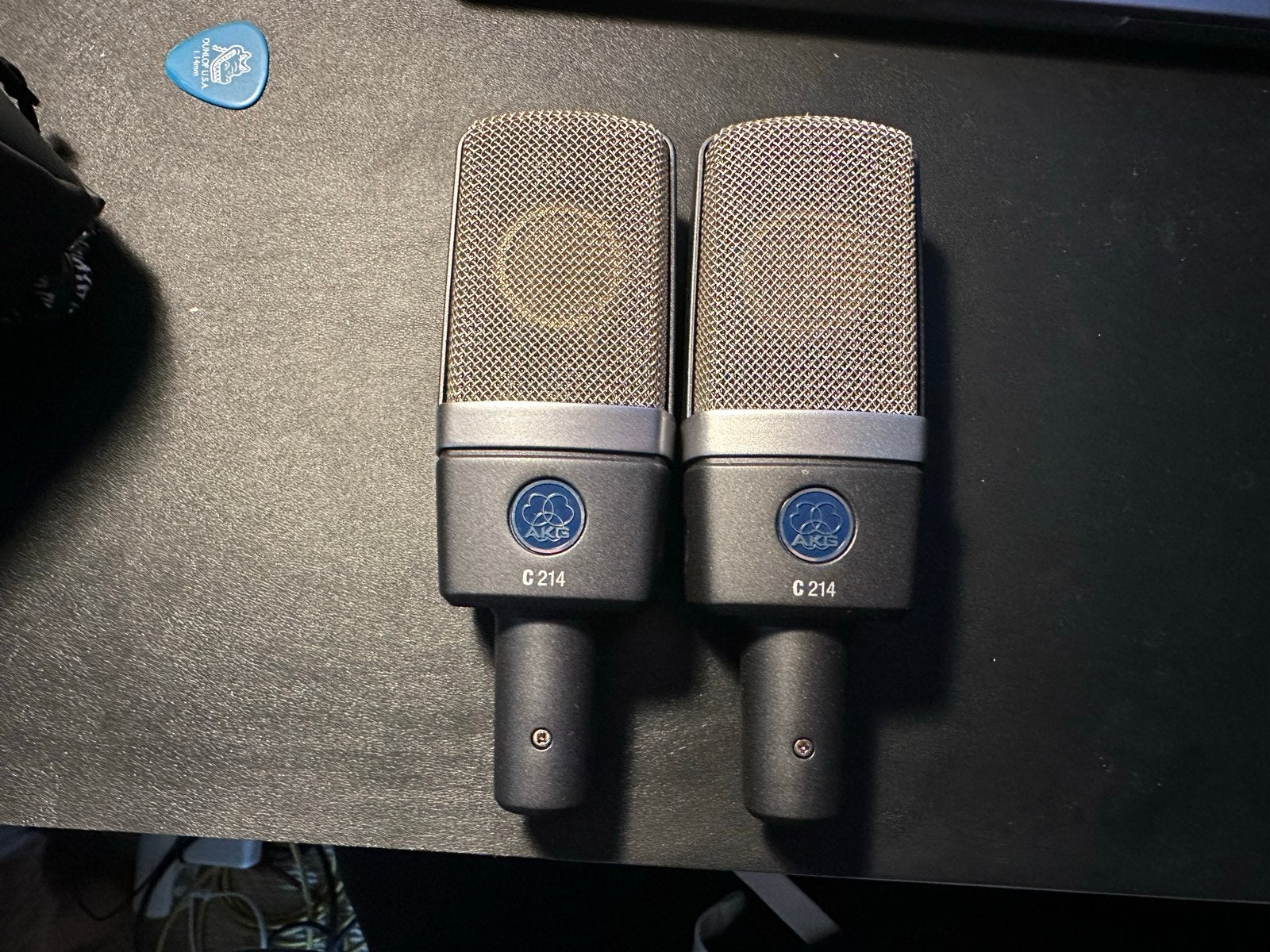 AKG C214 Stereo Pair Condensator Microfoons, Ophalen of Verzenden, Zo goed als nieuw, Studiomicrofoon