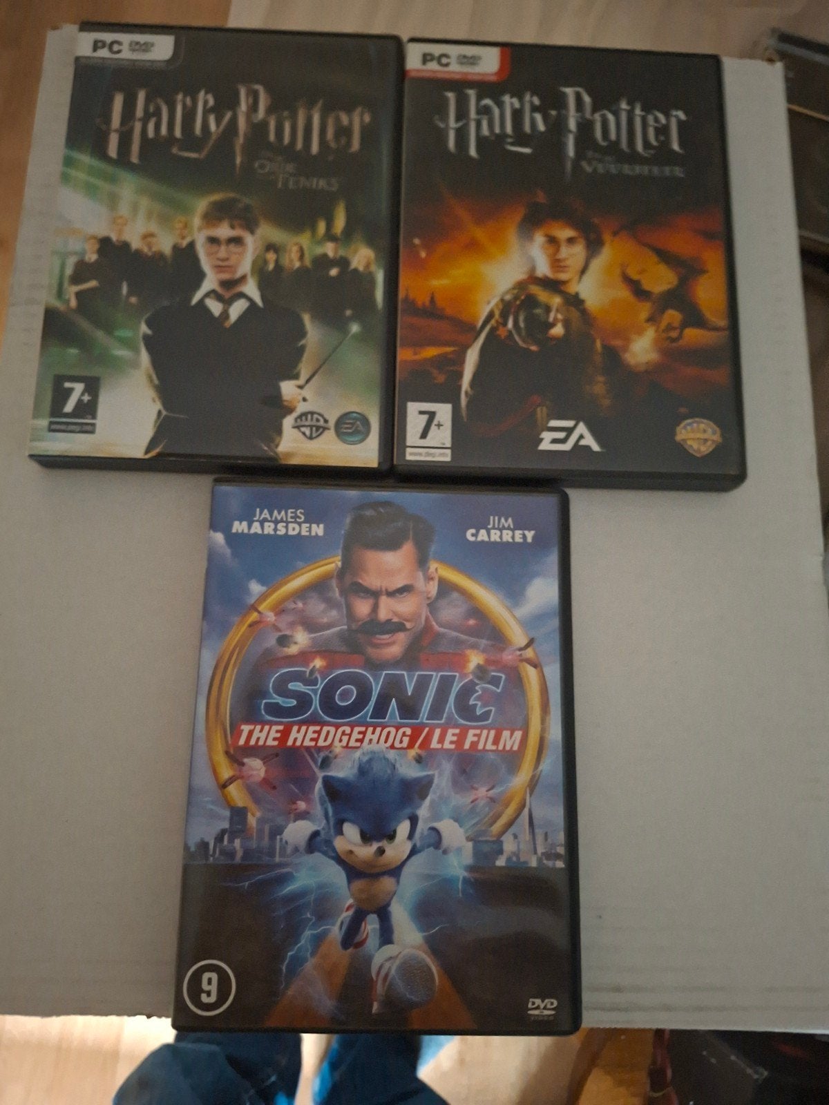 Harry Potter PC Games & Sonic the Hedgehog DVD, Avontuur en Actie, Gebruikt, 1 speler, Ophalen of Verzenden