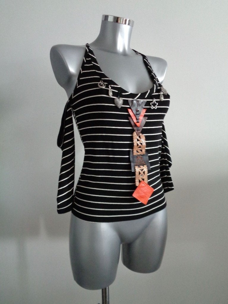 Save the Queen marine top, maat medium, nieuw met kaartje, Kleding | Dames, Maat 38/40 (M), Blauw, Nieuw, Lange mouw