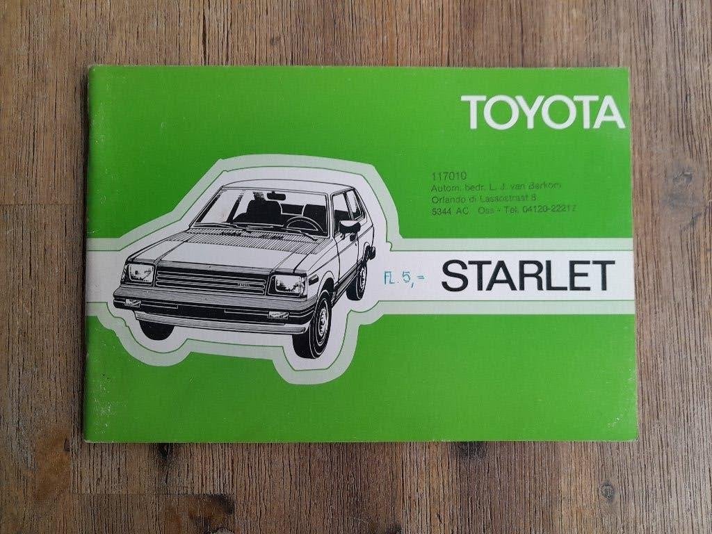 Origineel INSTRUCTIEBOEKJE - 1983 - TOYOTA STARLET - Keurig, Auto diversen, Verzenden
