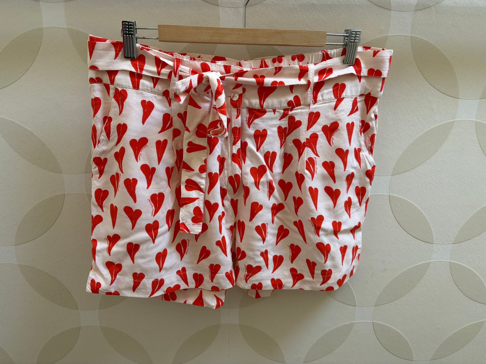 Fabienne Chapot short korte broek hartjes maat 40, Maat 38/40 (M), Kort, Wit, Ophalen of Verzenden