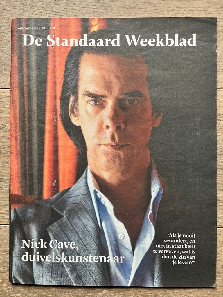 NICK CAVE - coverstory DS Weekblad * 2024 * NIEUW, Ophalen of Verzenden, Nieuw, Muziek, Film of Tv