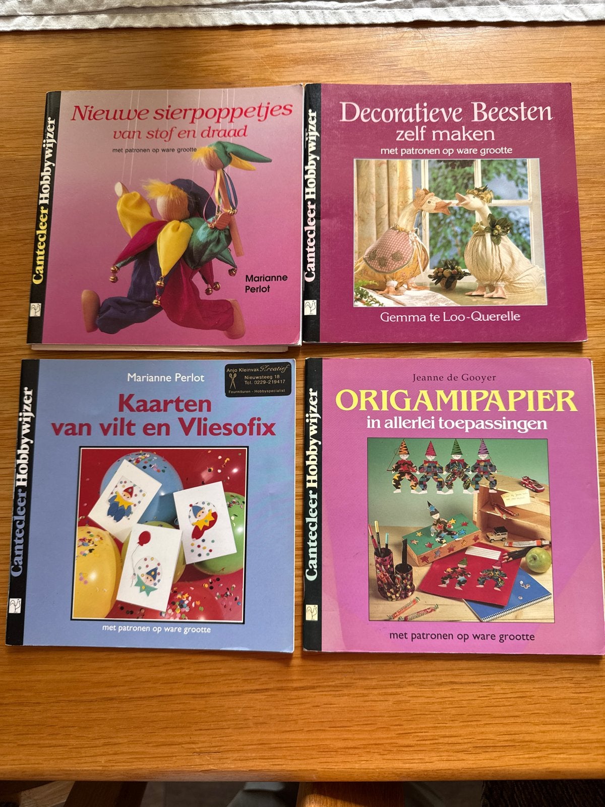 Hobbyboeken: Sierpoppetjes, Decoratieve Beesten, Kaarten, Or, Ophalen of Verzenden, Gelezen, Overige onderwerpen