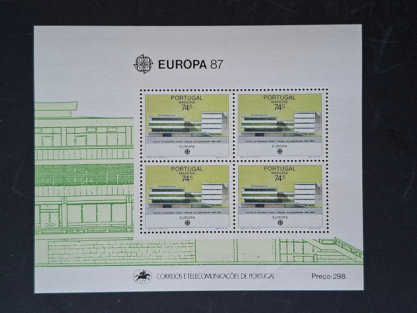 Portugal Madeira Mi Block 8.  100% pf, Verzenden, Portugal, Postfris