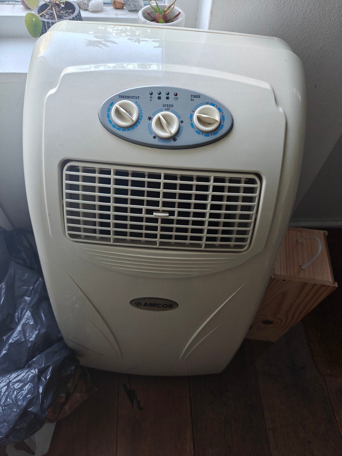 Amcor Mobiele Airco - Koelen en Ontvochtigen, Witgoed en Apparatuur, Airco's, Ophalen, Gebruikt, Minder dan 60 m³, 3 snelheden of meer