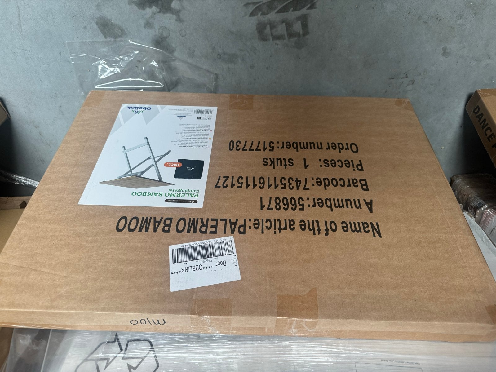Obelink Palermo Bamboo Campingtafel - Nieuw in doos, O, O, O, Nieuw