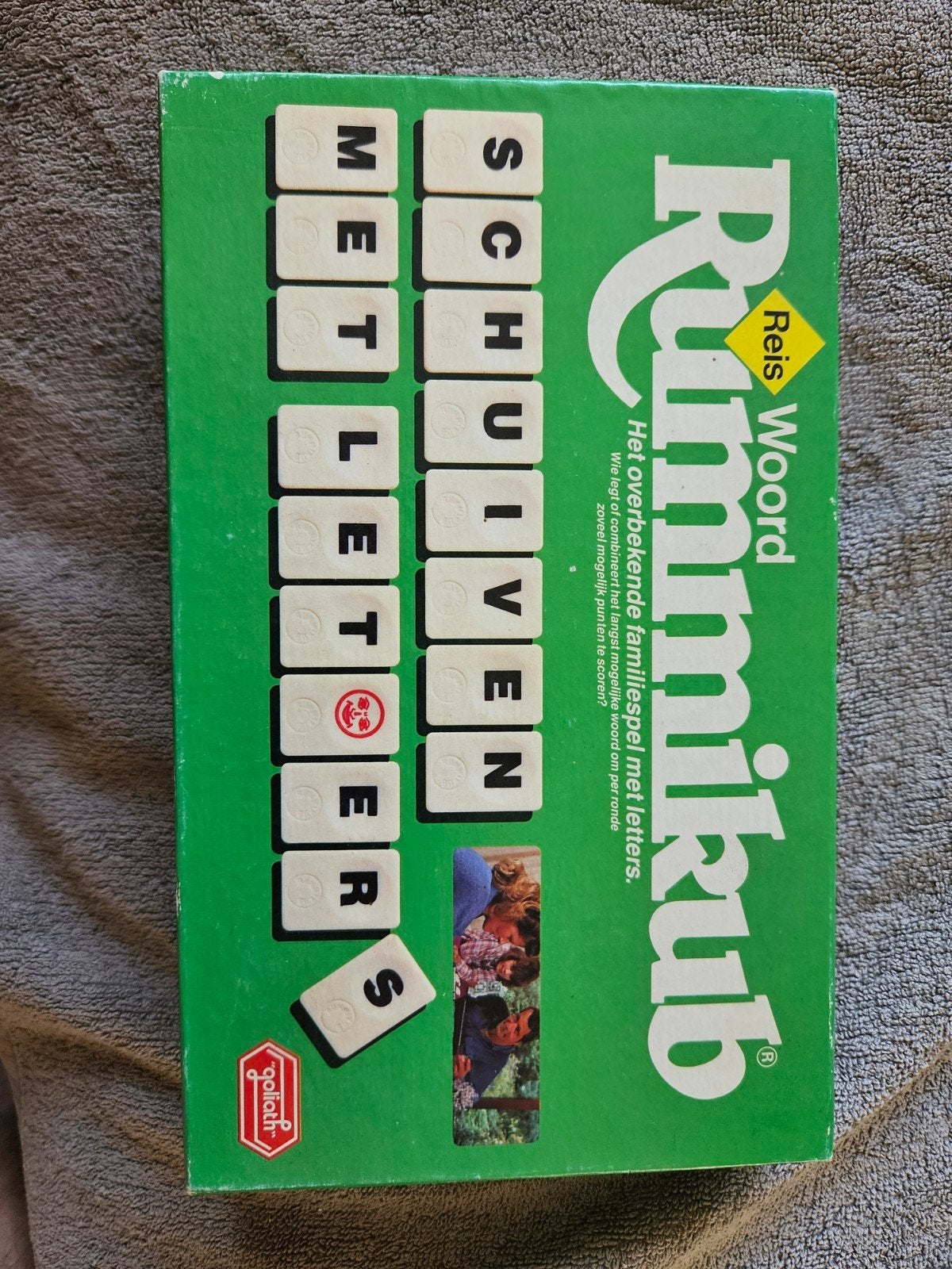 Rummikub Woord Reiseditie - Compact Woordspel voor Onderweg, Ophalen of Verzenden