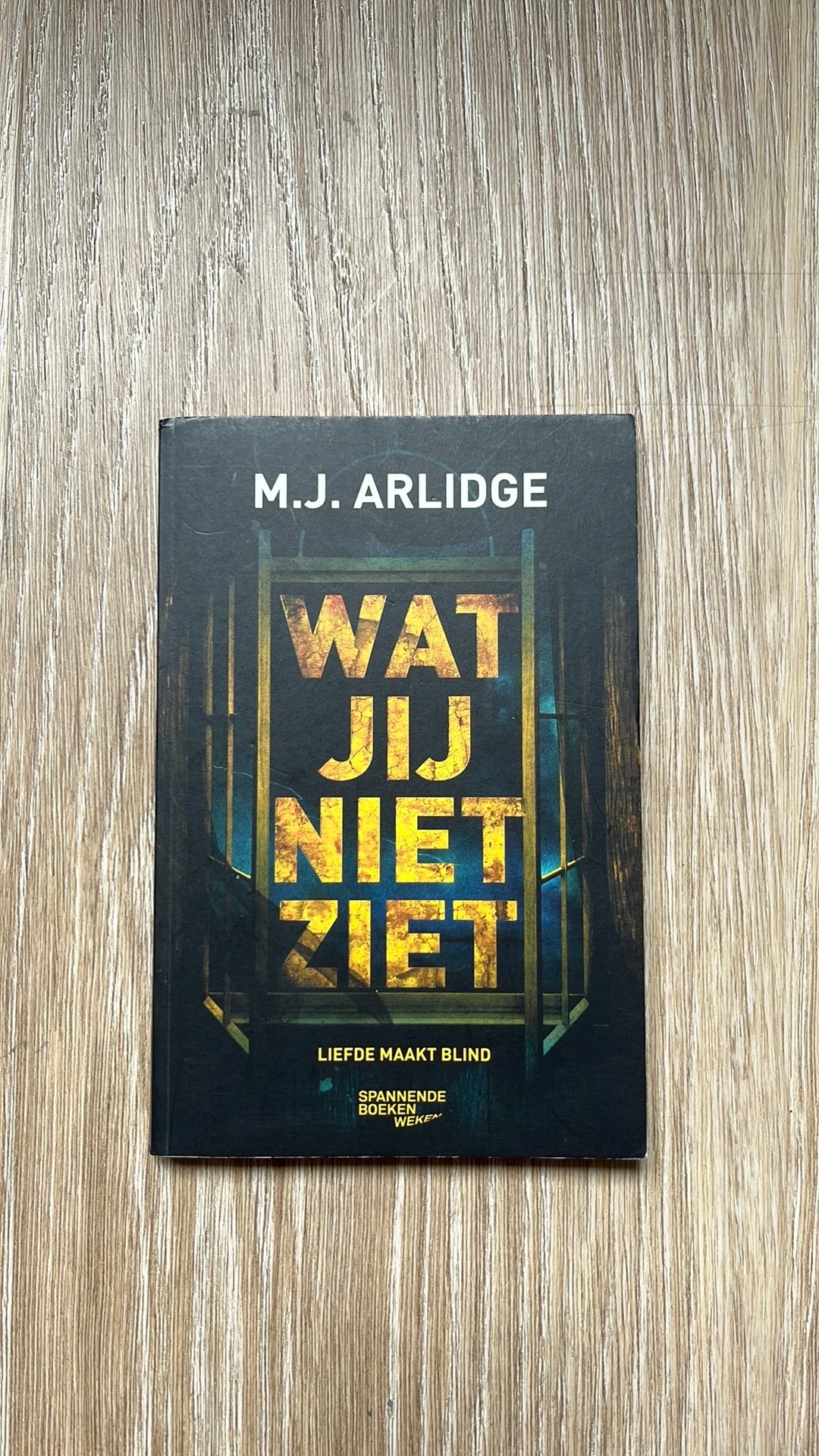 M.J. Arlidge - Wat jij niet ziet, Boeken, Ophalen of Verzenden, Zo goed als nieuw, M.J. Arlidge