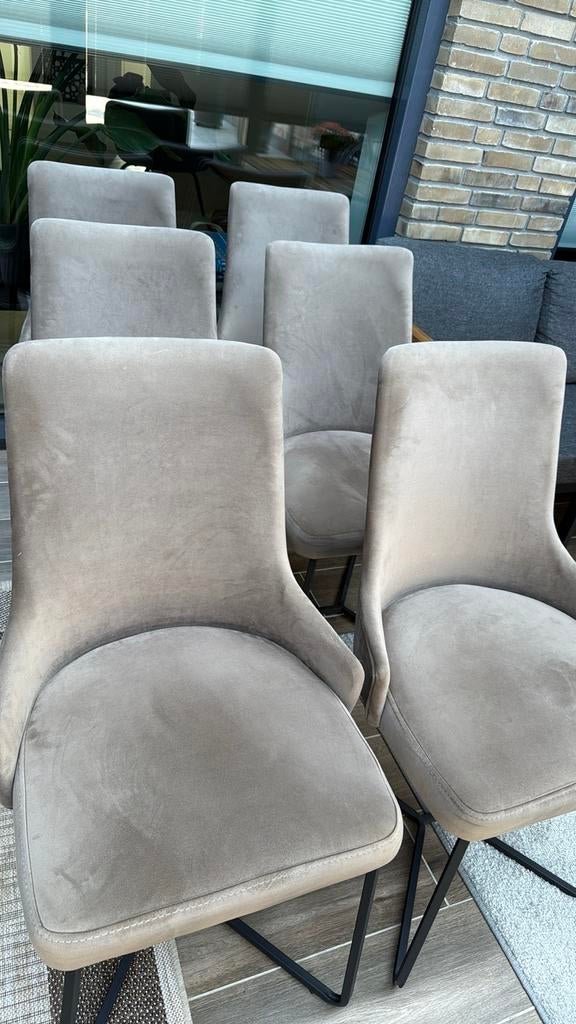 Set van 6  stoelen, Ophalen, Gebruikt, Overige kleuren, Stof