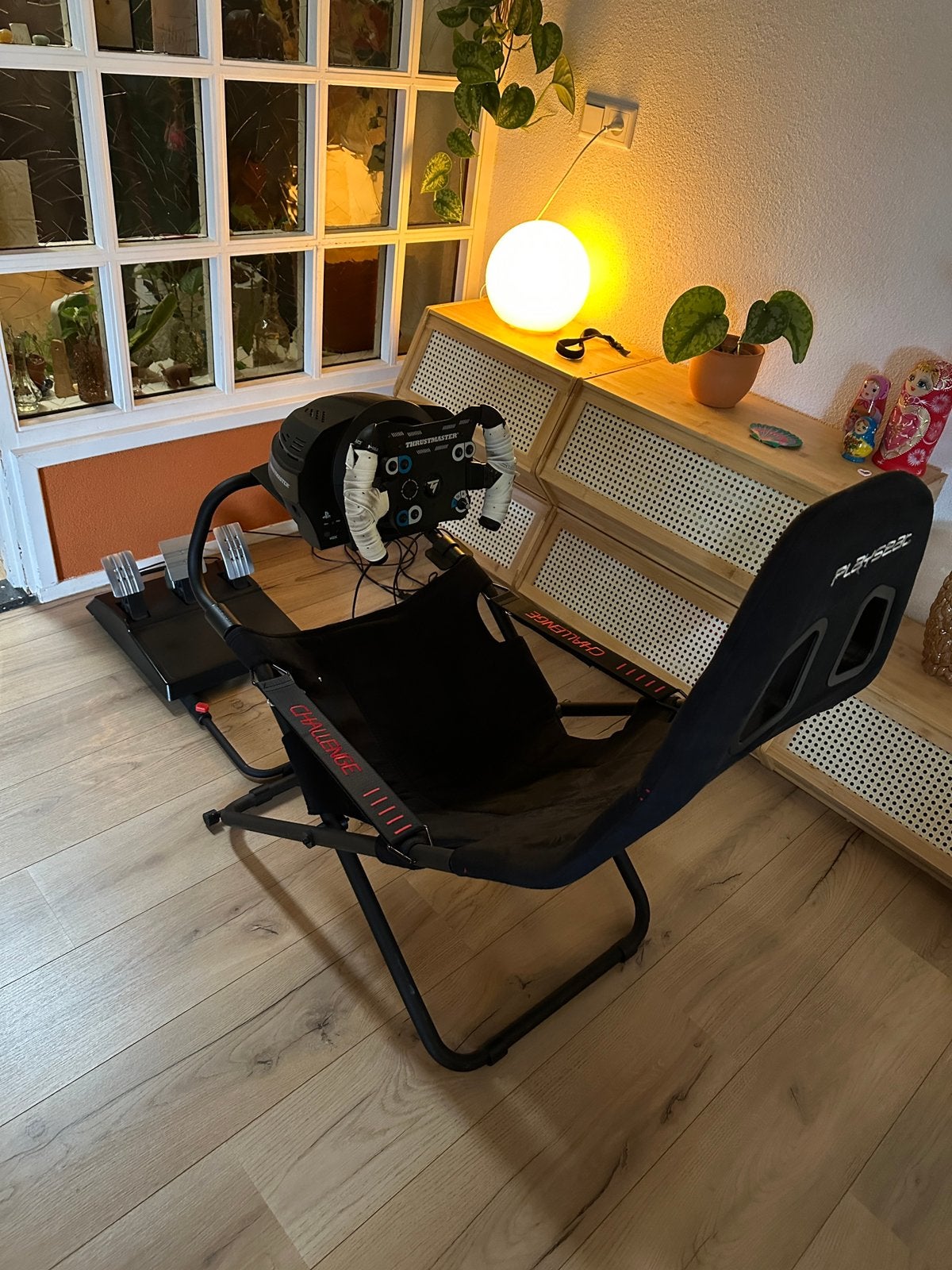 Trustmaster t300 race simulator met stoel, Ophalen, Zo goed als nieuw