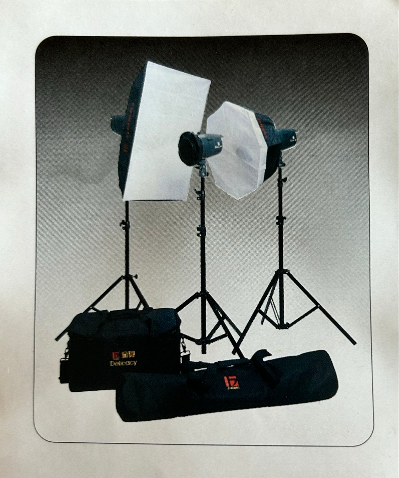 Jinbei Fotostudio set Delicacy 180 Compleet met softboxen, Ophalen, Gebruikt, Complete fotostudio, Overige merken