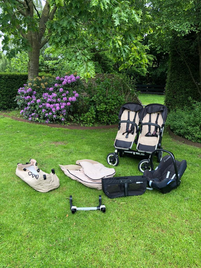 Buggaboo donkey 5 - tweelingwagen, Bugaboo, Ophalen, Kinderwagen, Luchtbanden