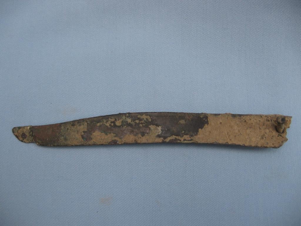Bronzen mes bronstijd - ca. 3000 jaar oud - bodemvondst, Antiek en Kunst, Ophalen of Verzenden, Brons