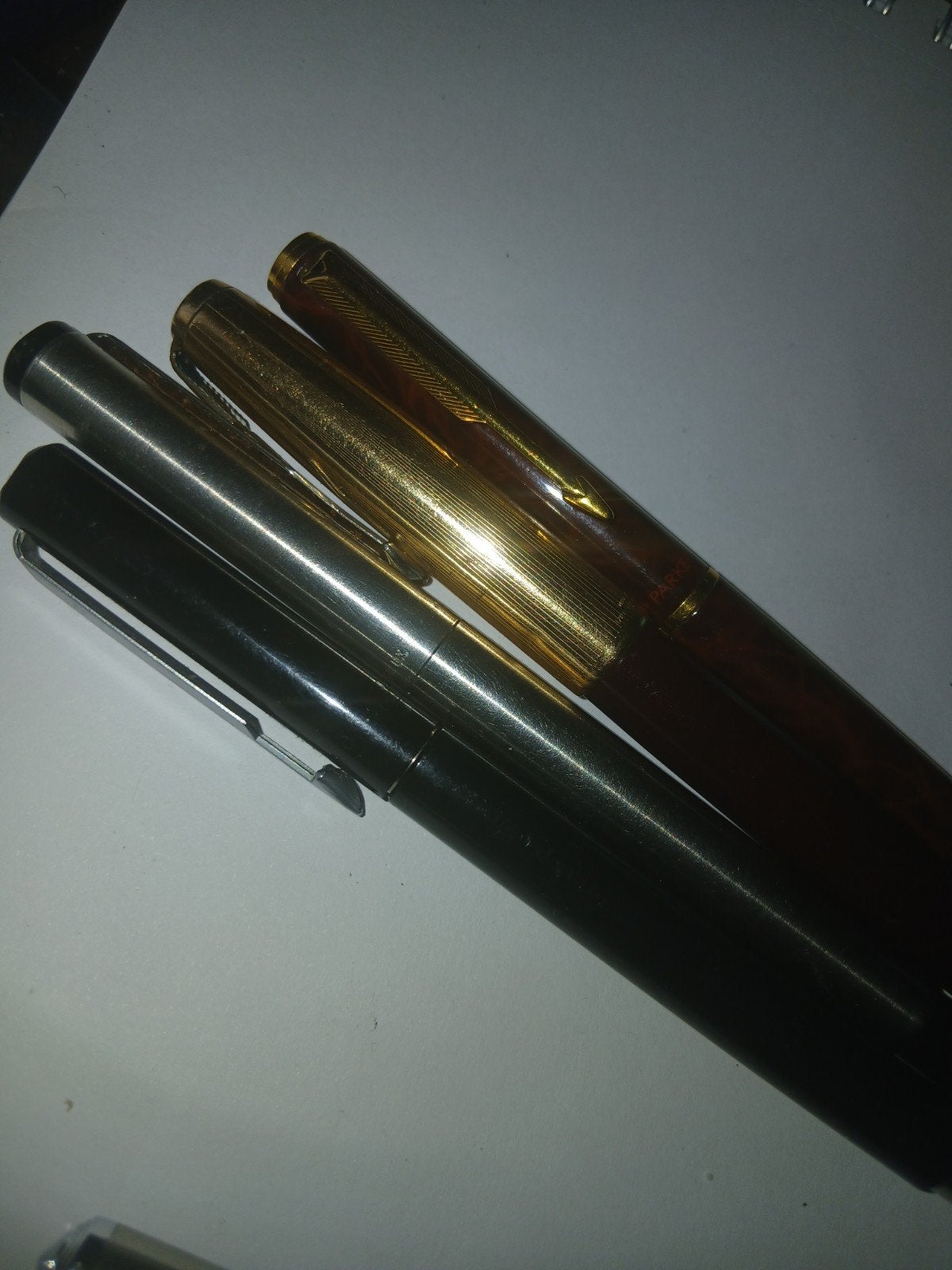 Parkers 2 vulpen en 2x balpen, Ophalen of Verzenden, Vulpen, Overige merken