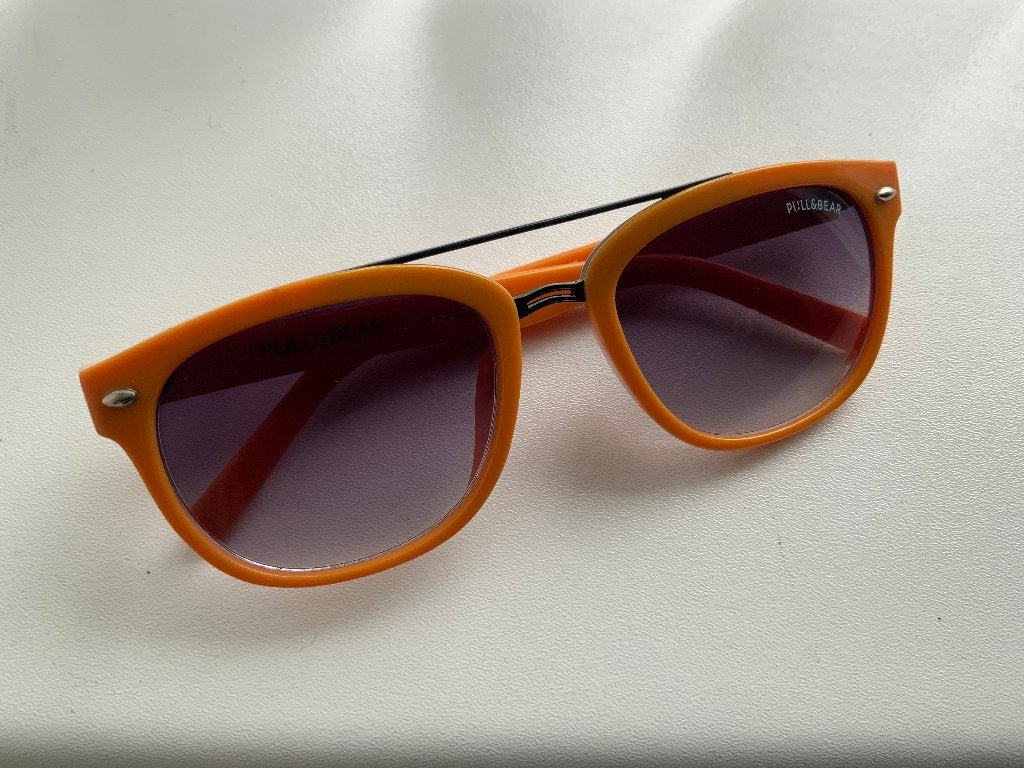 Mooie Modieuze Pull & Bear Zonnebril - Oranje, Sieraden, Tassen en Uiterlijk, Zonnebrillen en Brillen | Heren, Overige merken