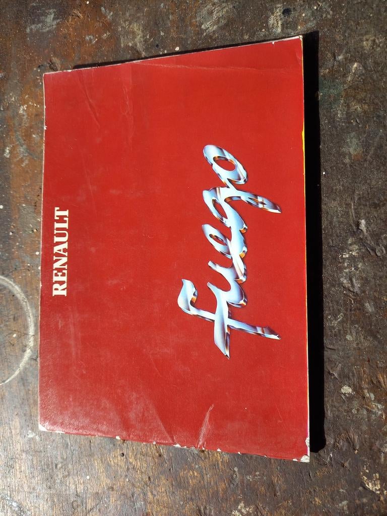 Handleiding RENAULT FUEGO 1981 met supplement, Ophalen of Verzenden