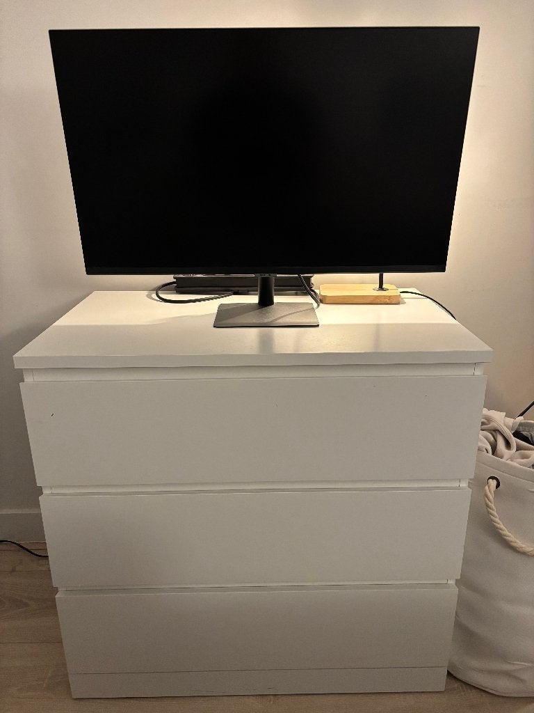 Chest of 3 drawers, MALM (IKEA), Ophalen, 50 tot 100 cm, Zo goed als nieuw, 3 of 4 laden