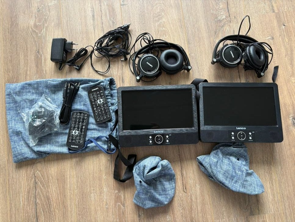 LENCO draagbare DVD spelers (9 inch) met USB en SD, Ophalen of Verzenden, Gebruikt, Overige merken, Draagbaar