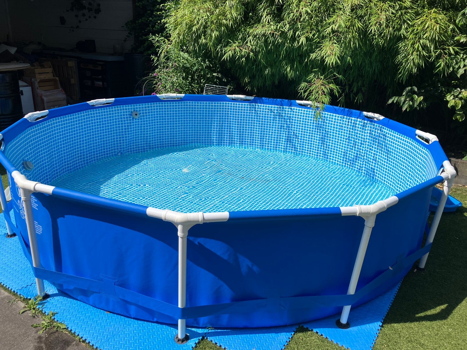 Zwembad Intex, rond 3,66m, Ophalen, Gebruikt, Minder dan 80 cm, Rond