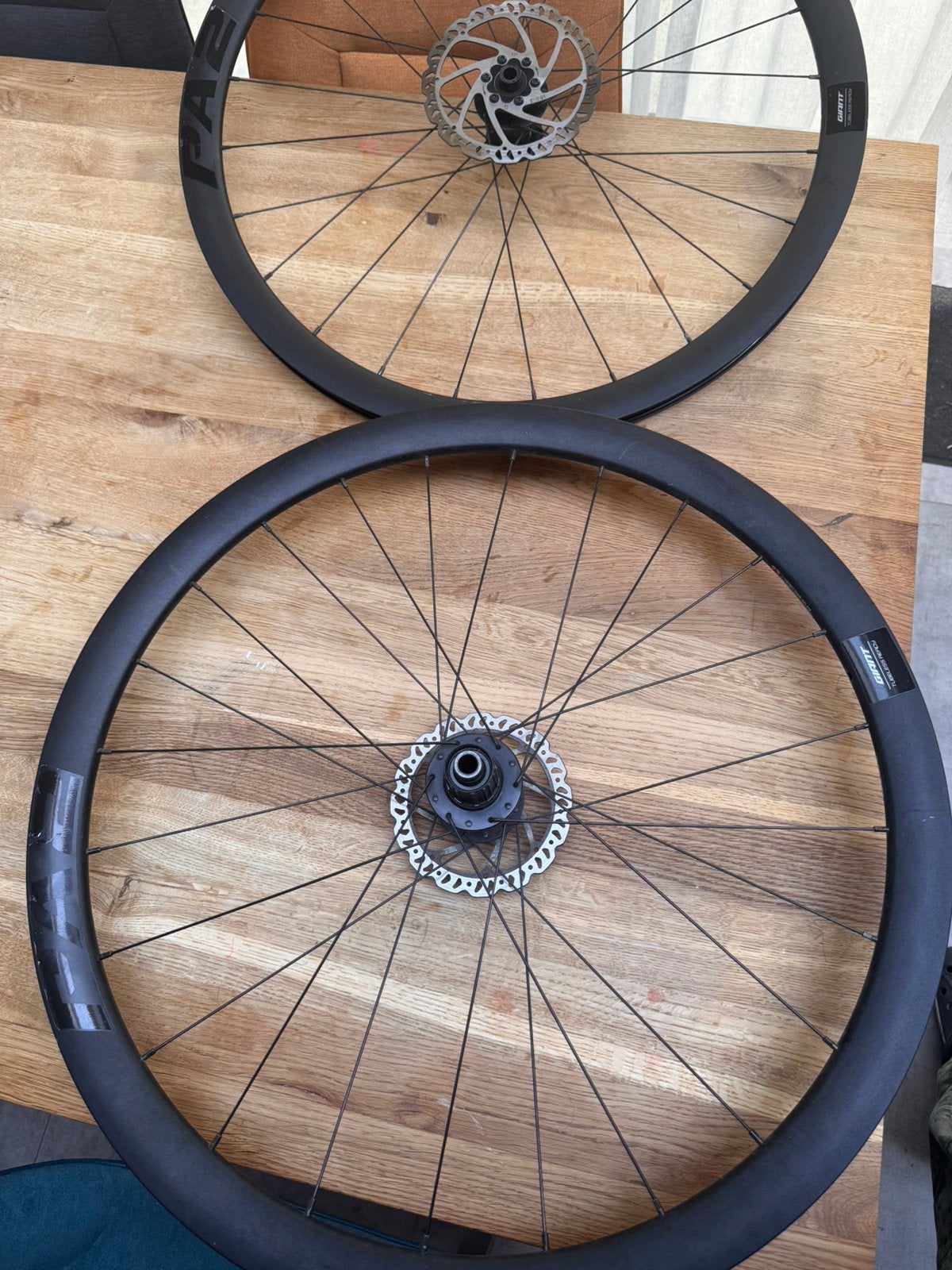 Giant PA2 42mm velgen incl schijfrem en binnenbanden, Fietsen en Brommers, Fietsonderdelen, Ophalen, Zo goed als nieuw, Wiel
