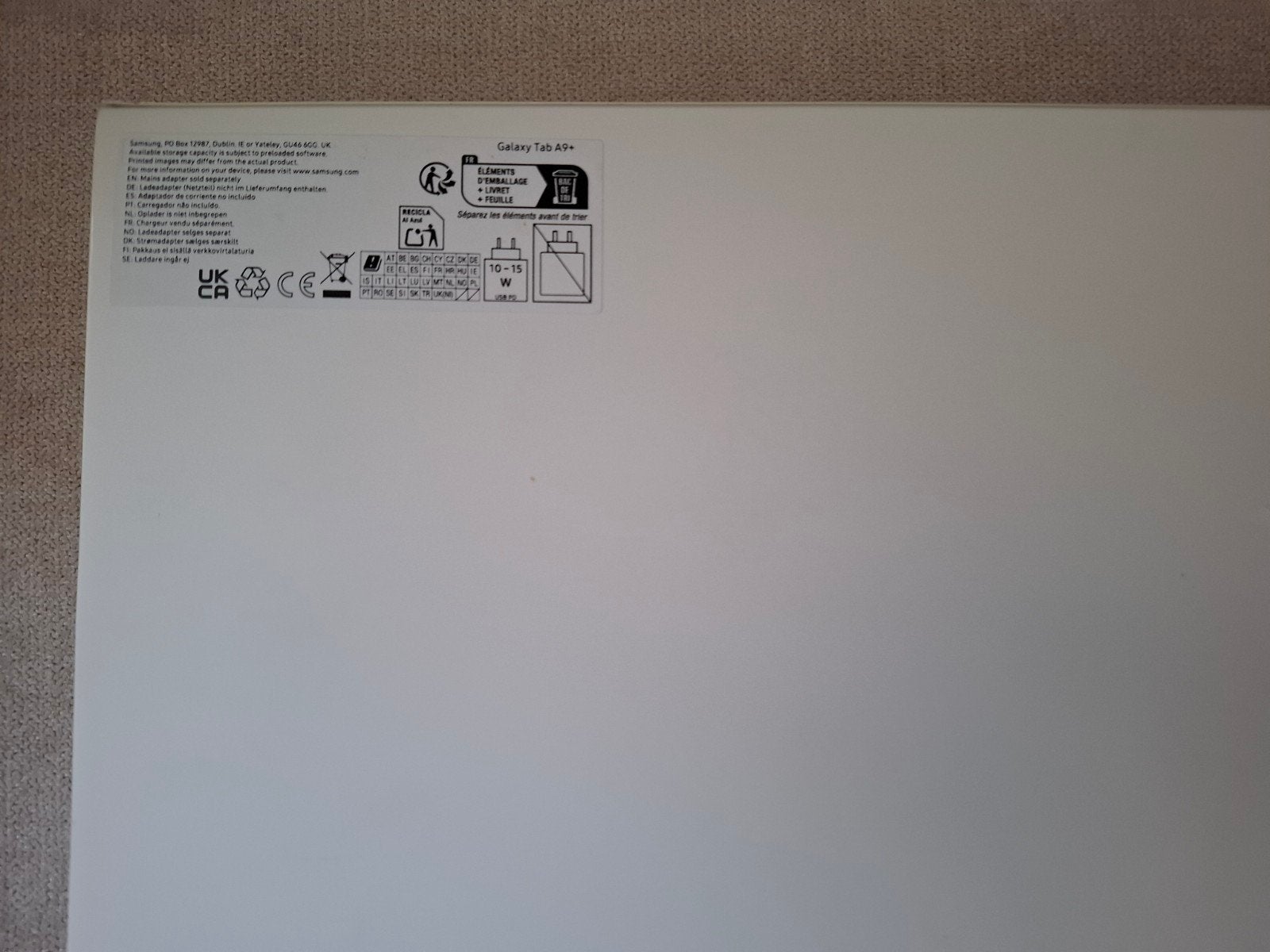 Samsung Galaxy Tab A9+ 11 inch Wi-Fi 64GB, Computers en Software, 11 inch, Ophalen of Verzenden, Zo goed als nieuw, Samsung