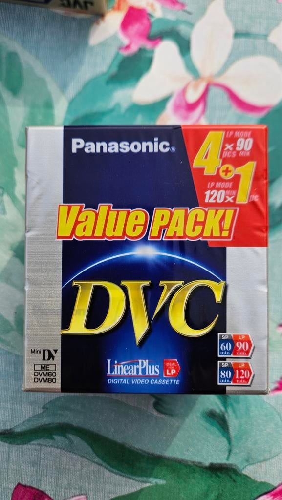Panasonic Mini DV DVC Value Pack - Nieuw, Mini dv, Panasonic, 20x of meer, Nieuw