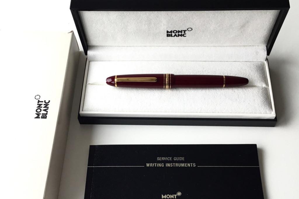 Montblanc Meisterstück Legrand Bougondy Red Vulpen, Verzamelen, Ophalen of Verzenden, Nieuw, Vulpen, Mont Blanc