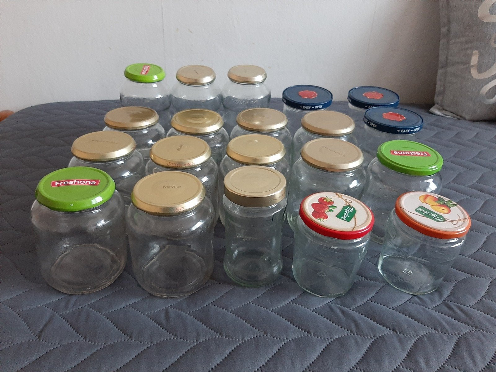 glazen potten 20 stuks, Ophalen, Glas, Pot, Bus of Blik