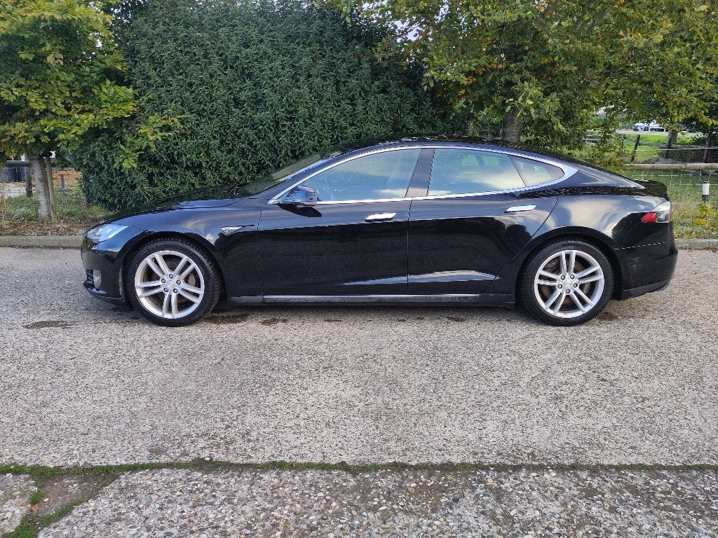 Tesla Model S 2015 Zwart, Auto's, Stof, Zwart, Model S, Zwart