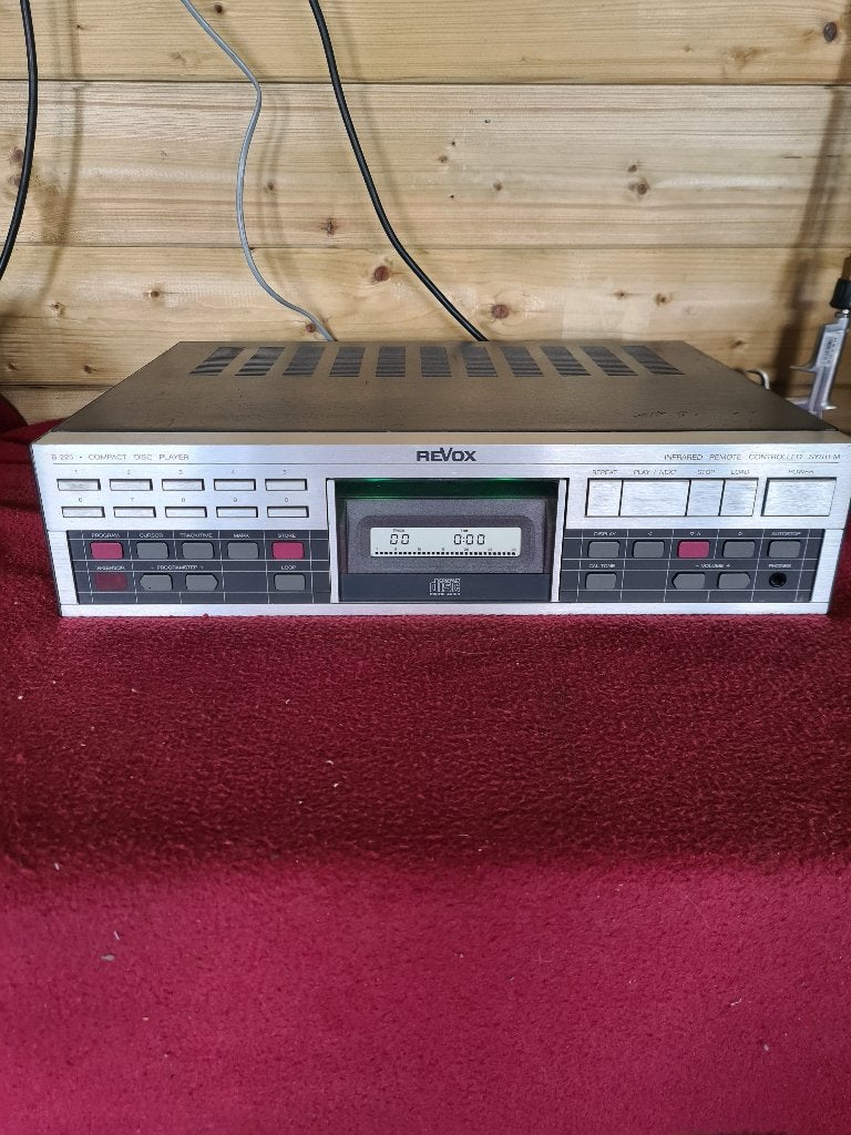 Revox B225 Compact Disc Speler - Vintage CD-speler, Ophalen of Verzenden, Gebruikt, Overige merken
