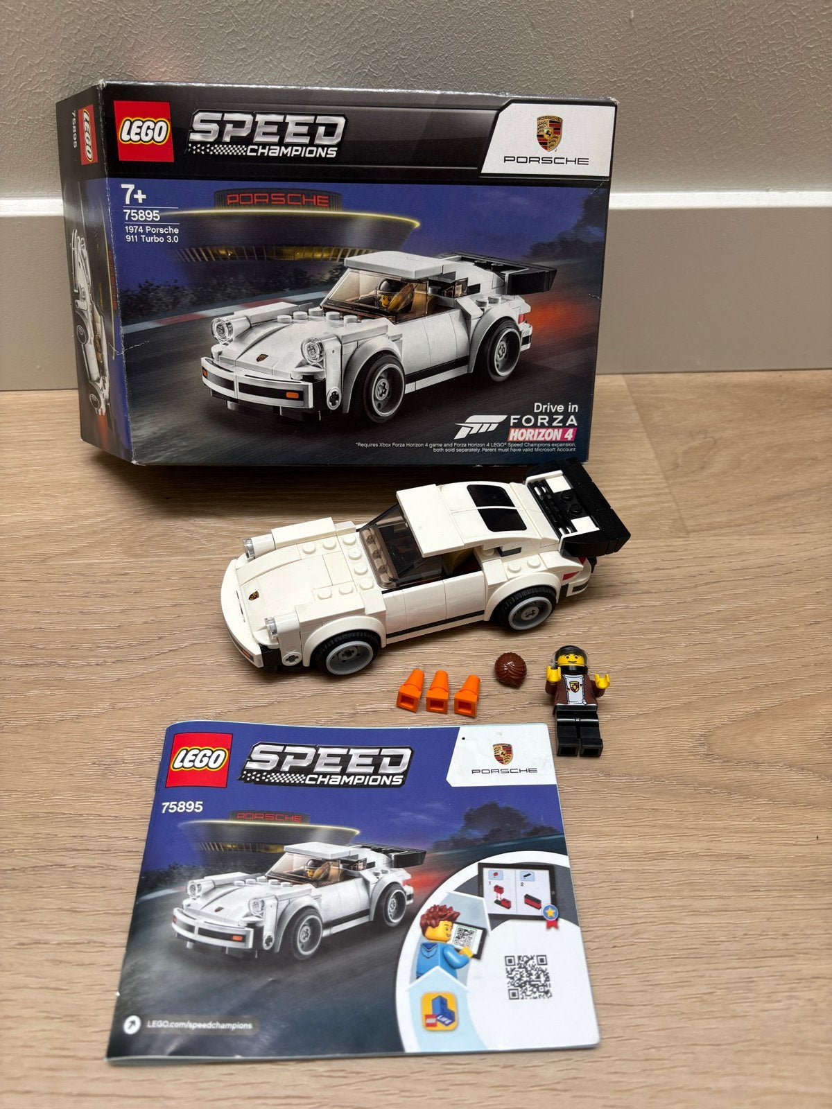 LEGO Speed Champions 75895 Porsche 911 Turbo 3.0, Ophalen of Verzenden, Zo goed als nieuw, Overige merken