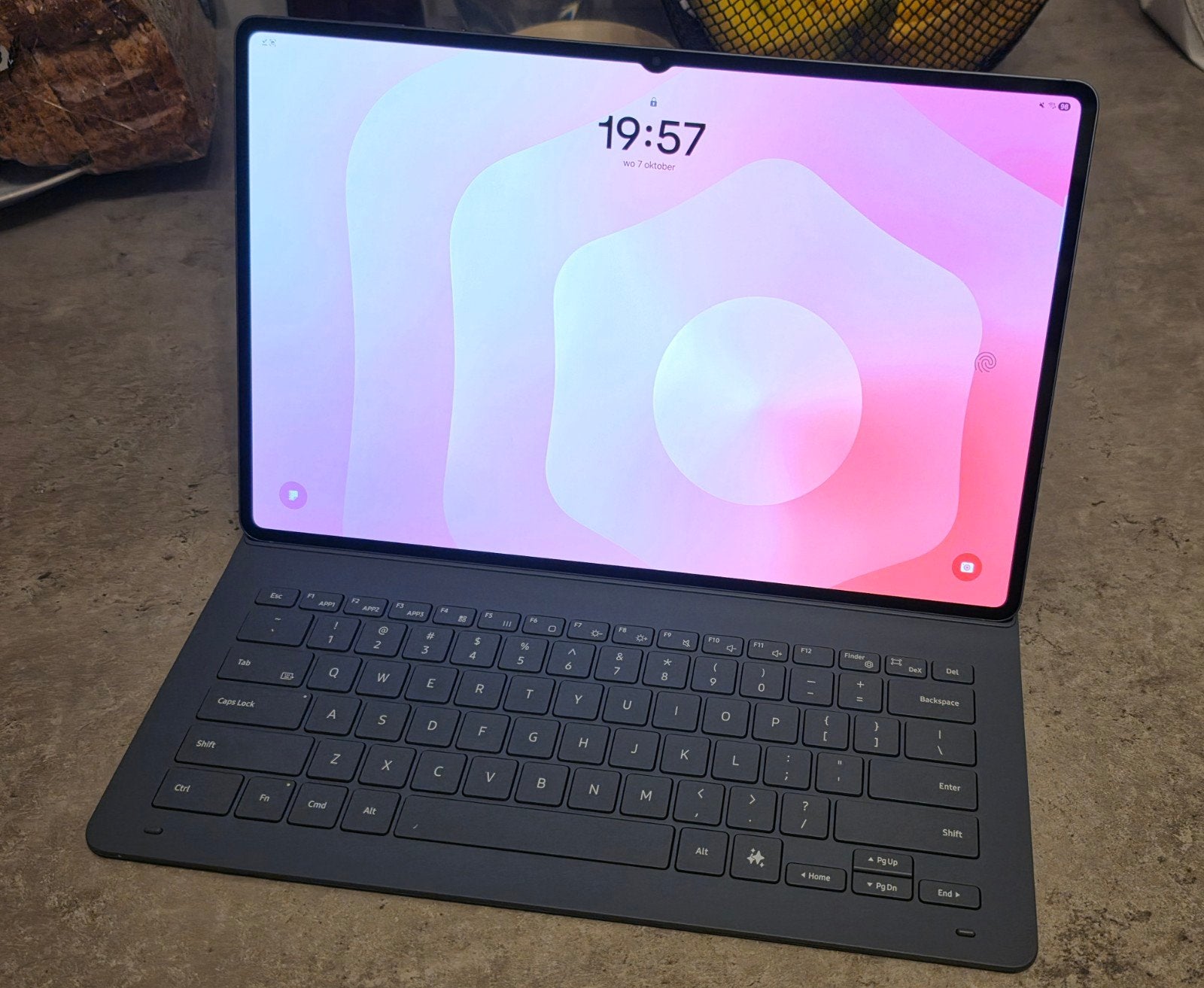 Samsung Tab S11 Ultra met Slim Toetsenbord, 11 inch, Tab S11 Ultra, Ophalen of Verzenden, Zo goed als nieuw