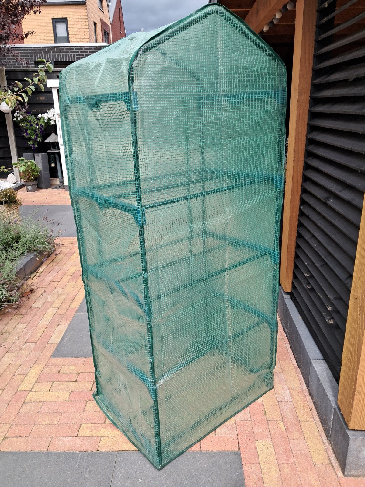 Handige tuinkas, Ophalen, Glas, Gebruikt, Aluminium