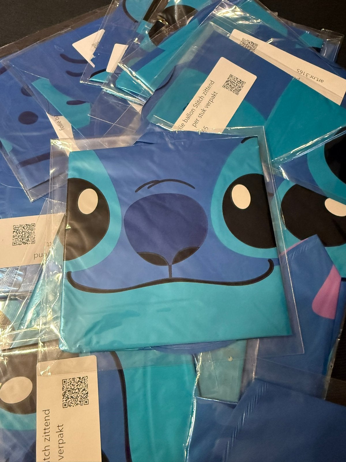 Stitch folie ballon om neer te zetten, Ophalen of Verzenden, Nieuw, Versiering, Verjaardag