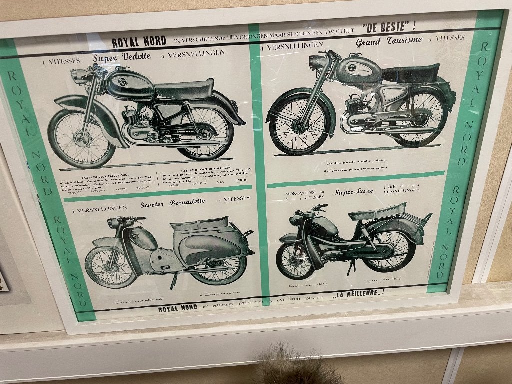 ROYAL NORD “DE BESTE” ingelijste poster., Ophalen, Nieuw
