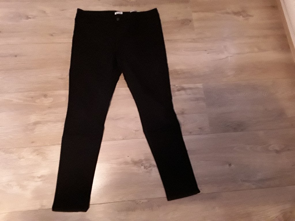 Miss Etam Zwarte Slim Fit High Waist Super Skinny Maat 44, Zwart, Maat 42/44 (L), Nieuw, Ophalen of Verzenden