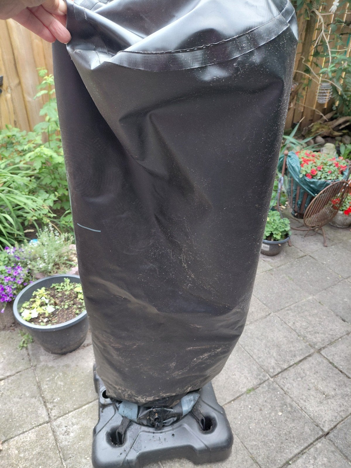 Boksbal / Bokszak met voet, Ophalen, Gebruikt, Minder dan 1 meter, Parasolvoet