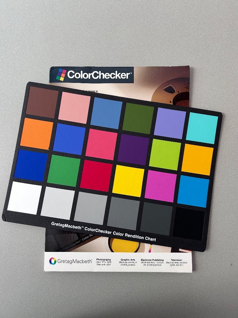 GretagMacbeth ColorChecker Color Rendition Chart, Ophalen of Verzenden, Zo goed als nieuw, Overige merken, Overige typen