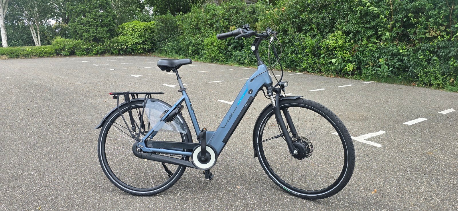 Amslod Hamilton FV Elektrische Fiets, 53 tot 56 cm, Versnellingen, Zo goed als nieuw, Schijfrem
