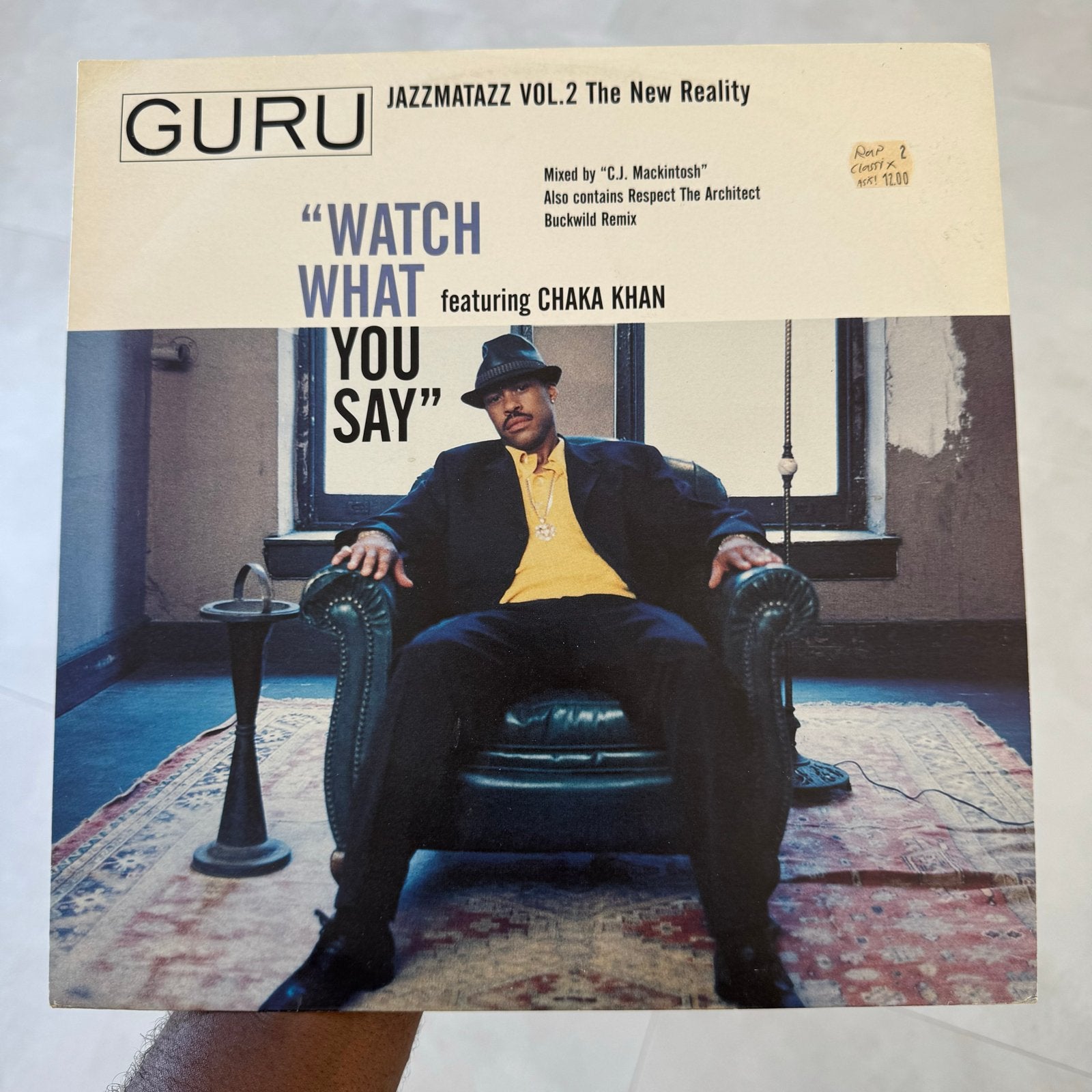 Guru - Watch What You Say (feat. Chaka Khan) Vinyl, Ophalen of Verzenden, 1985 tot 2000, Gebruikt