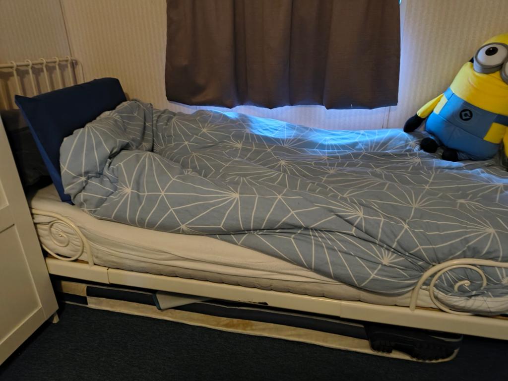 Q persoons meegroeibed van Ikea, Ophalen, 90 cm, Eenpersoons, Wit