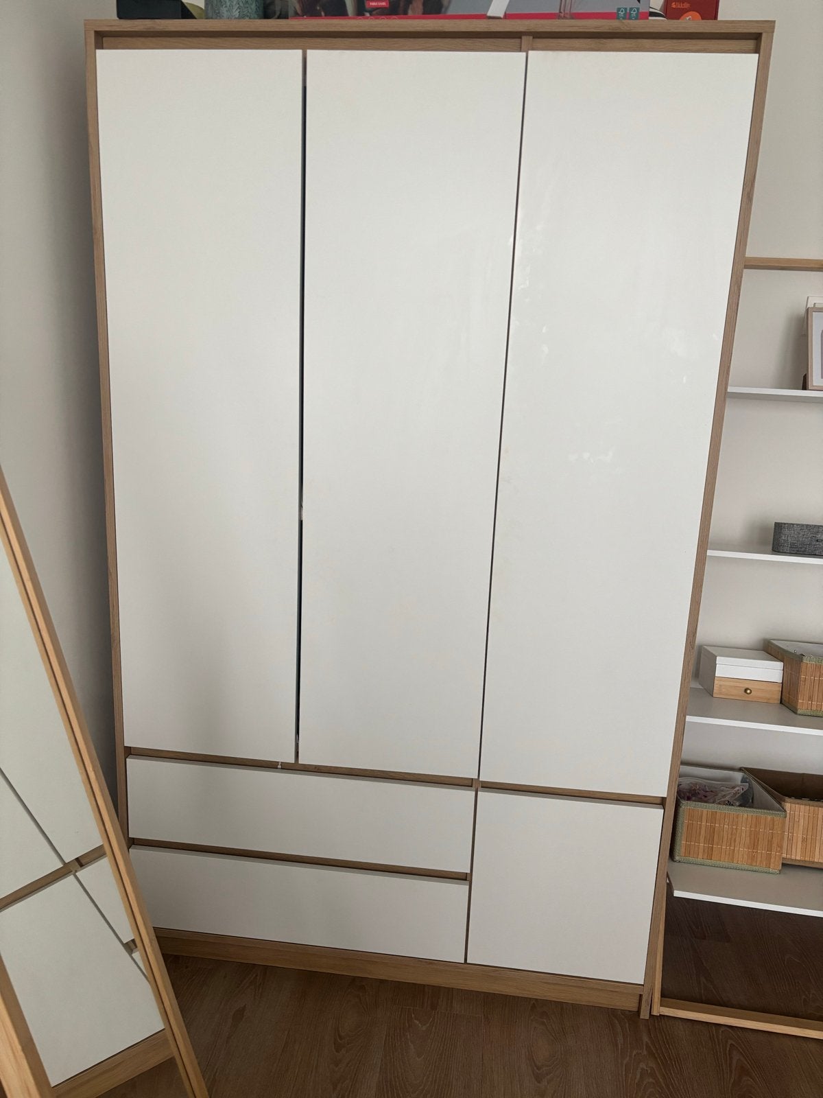 Kledingkast/Closet from Jysk, Gebruikt, 100 tot 150 cm, 200 cm of meer, Ophalen of Verzenden