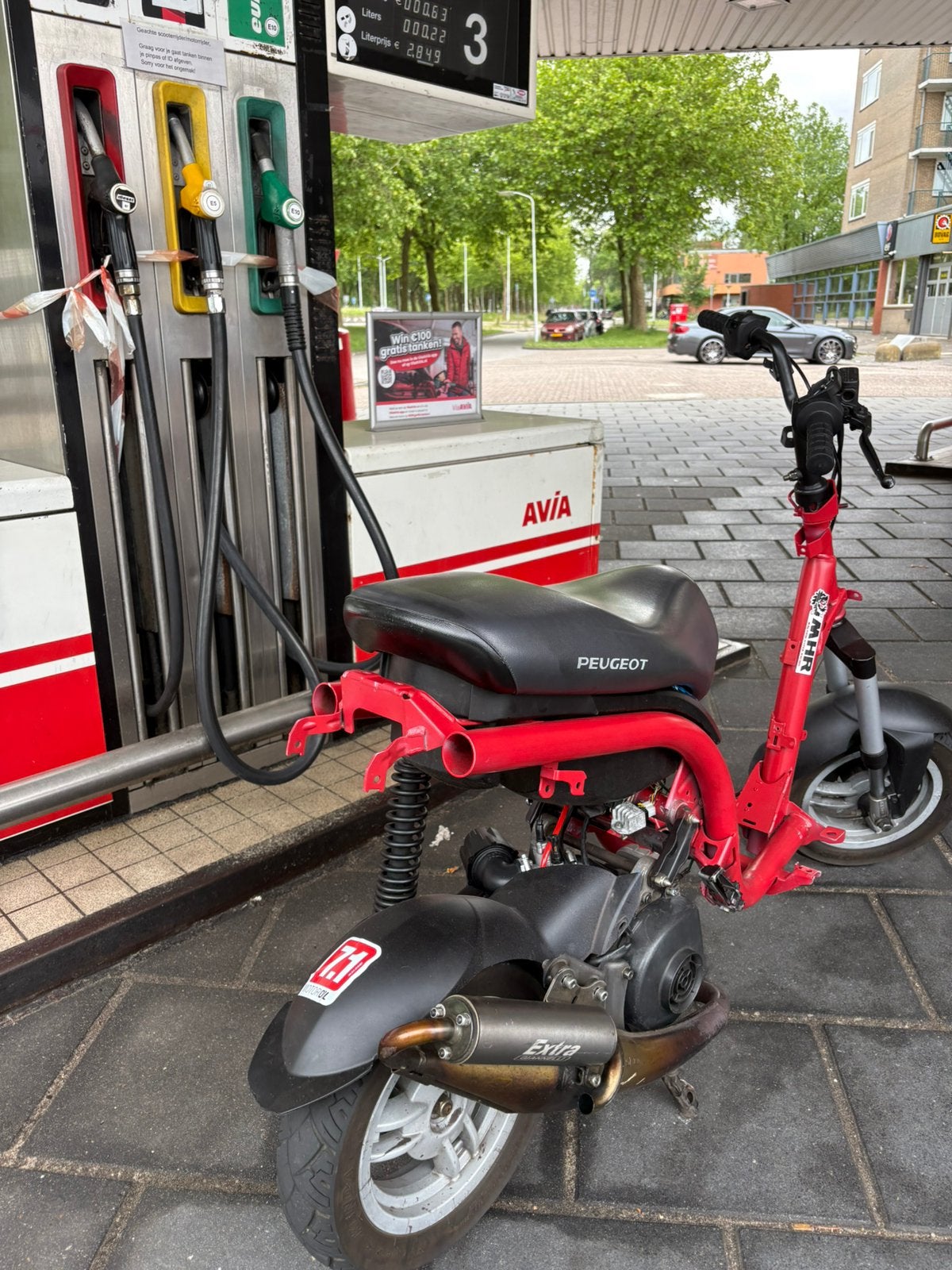 Peugeot Ludix One 70cc Wok (alles bijna nieuw), Ophalen, Tweetakt, 70 cc, Zo goed als nieuw