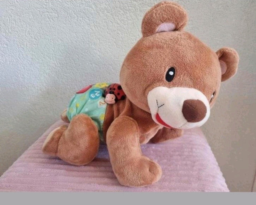 Vtech kruipende beer leerbeer met licht en geluid. Zgan, Ophalen, Zo goed als nieuw, 6 maanden tot 2 jaar