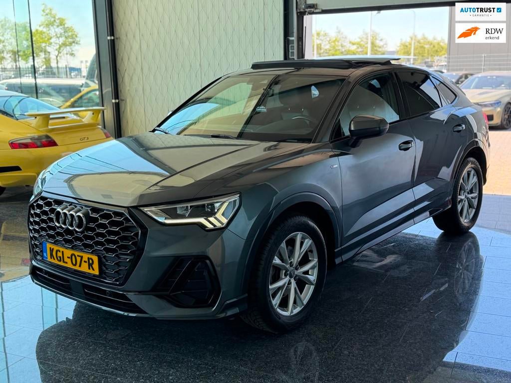 Audi Q3 SPORTBACK 35 TFSI Pro Line S-Line 2020 Pano automaat, 15 km/l, 4 cilinders, 150 pk, 1505 kg
